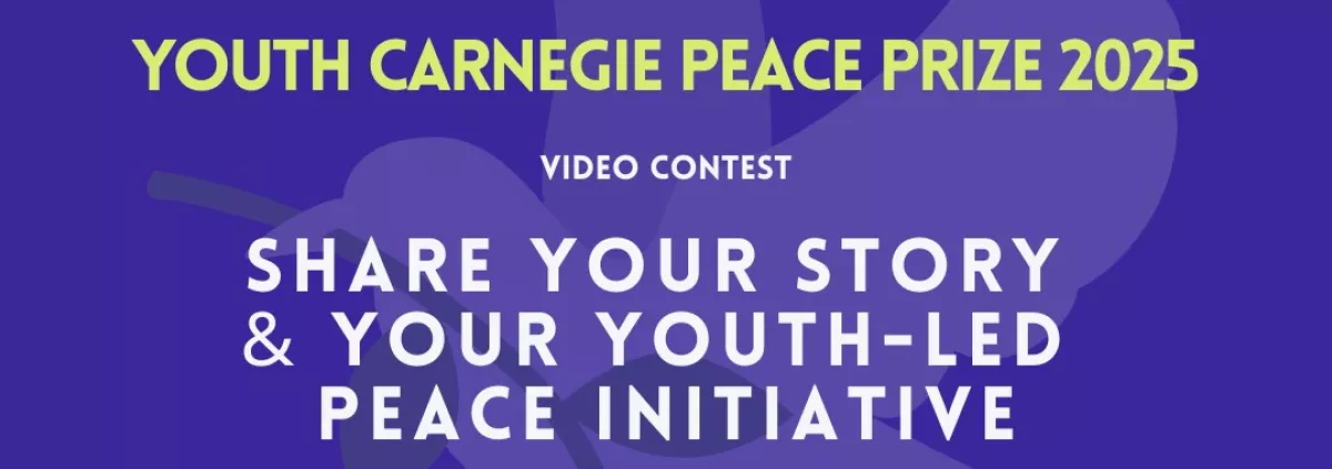 Peace Palace & YPI Present... Youth Carnegie Peace Prize 2025